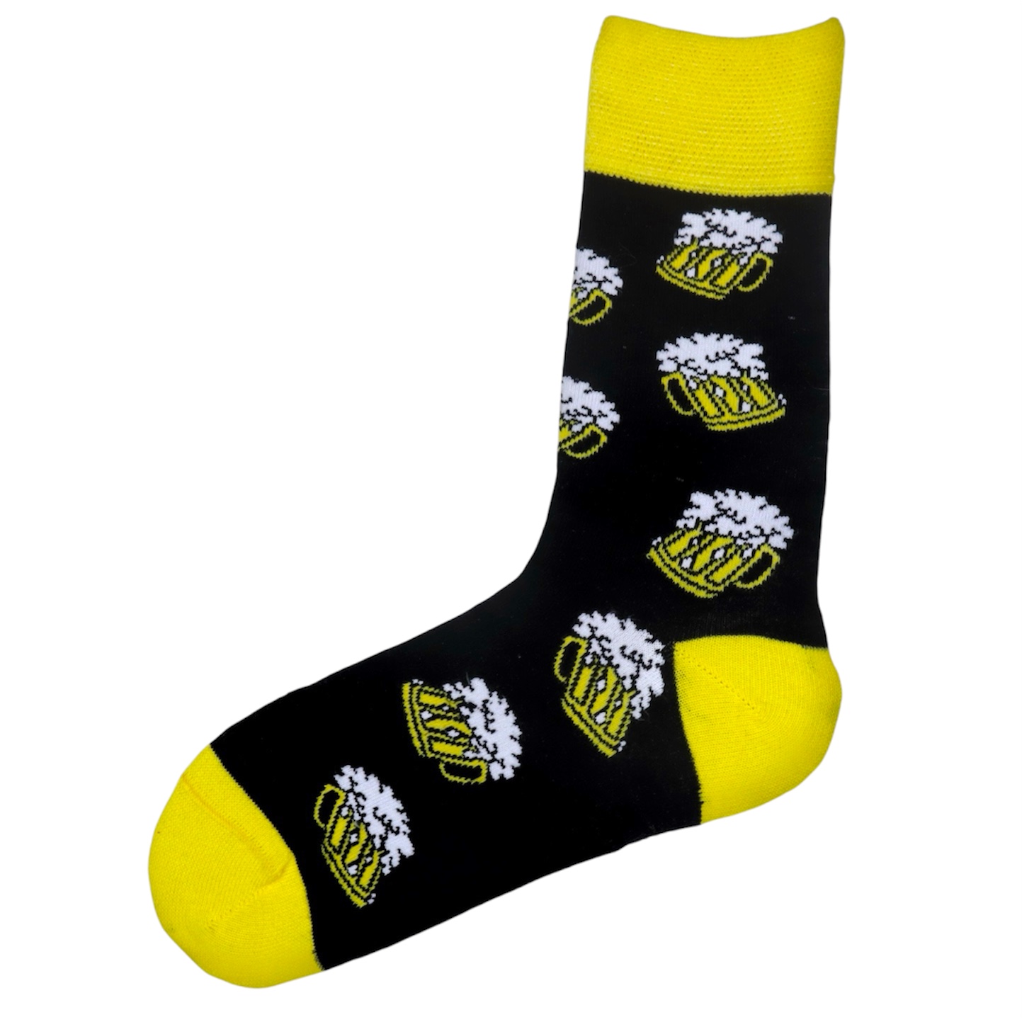 Siyah Bira Desenli Çorap - Görsel 2