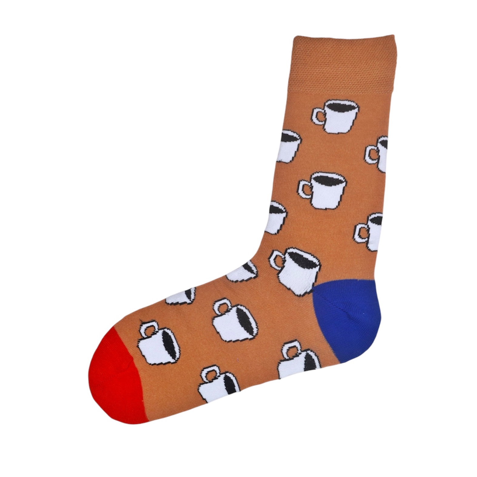 Kahve Fincanı Desenli Çorap - Görsel 2