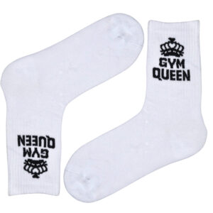 GYM QUEEN Yazılı Desenli Çorap