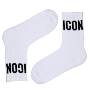 ICON Yazılı Desenli Çorap