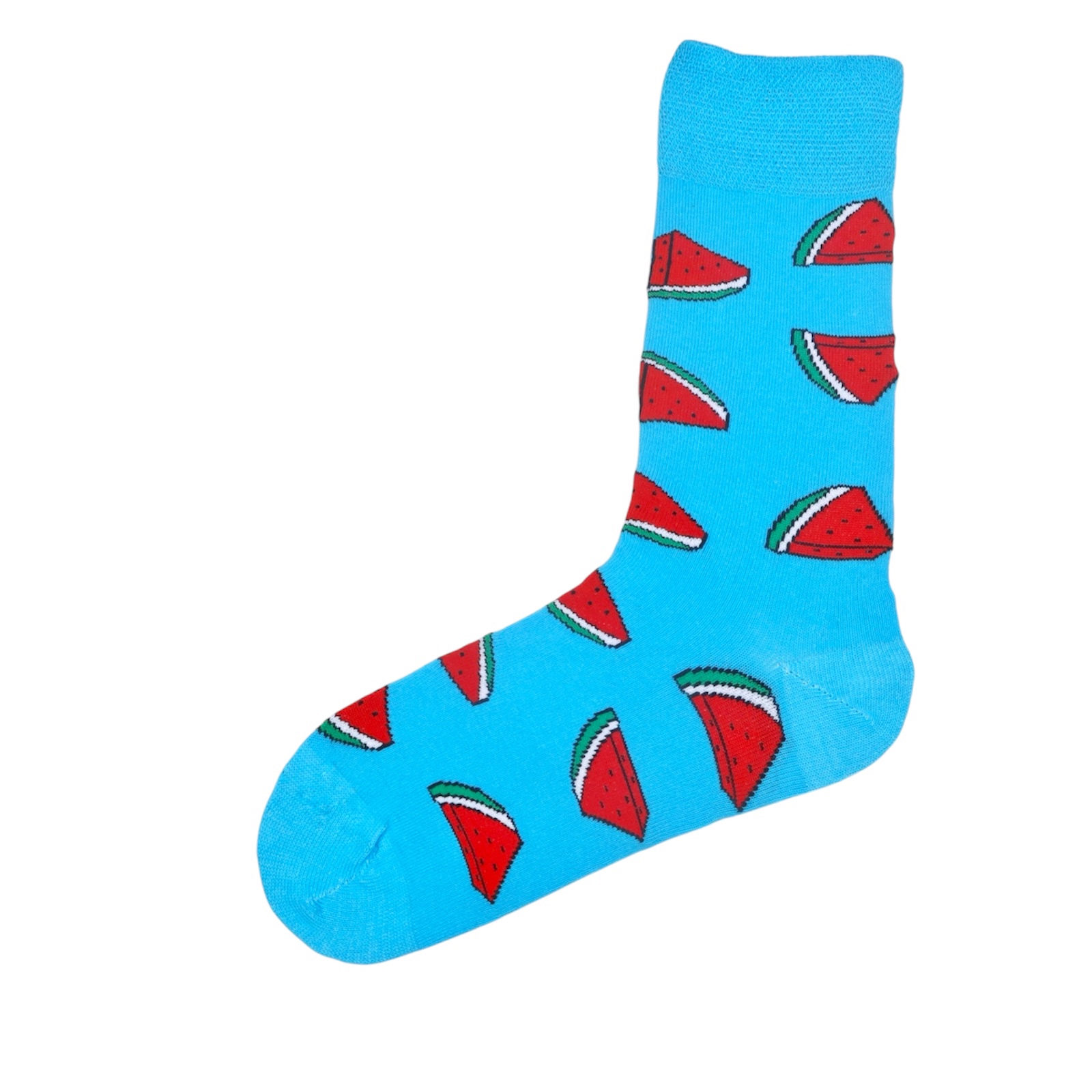 Mavi Karpuz Dilim Desenli Çorap - Görsel 2