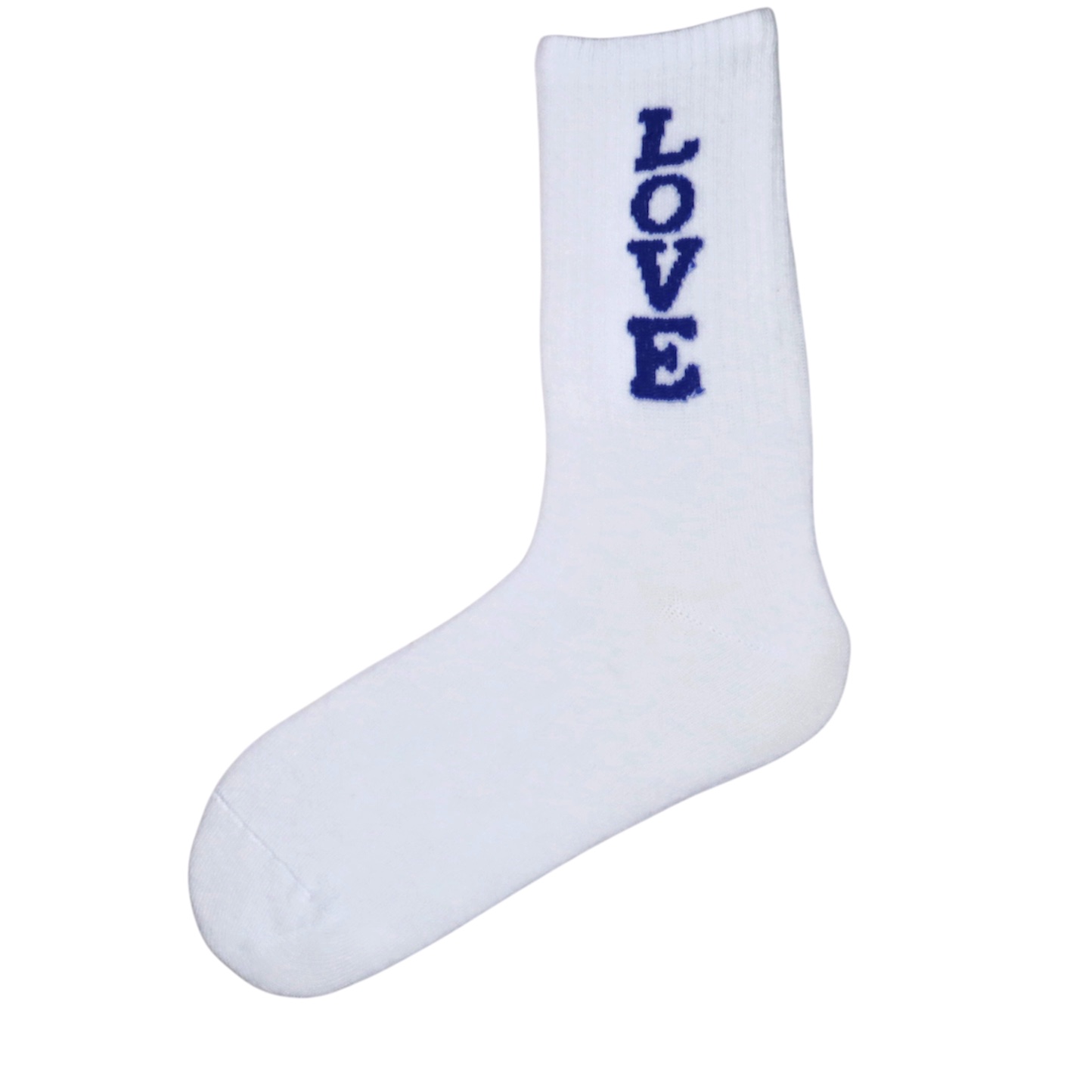 Mavi LOVE Yazılı Desenli Çorap - Görsel 2