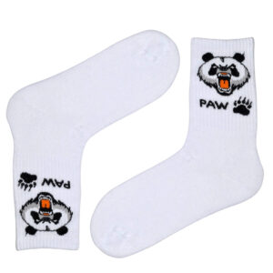 Panda Paw Desenli Çorap