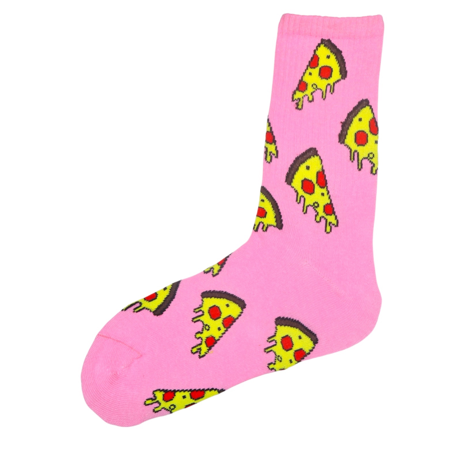 Pembe Pizza Dilim Desenli Çorap - Görsel 2