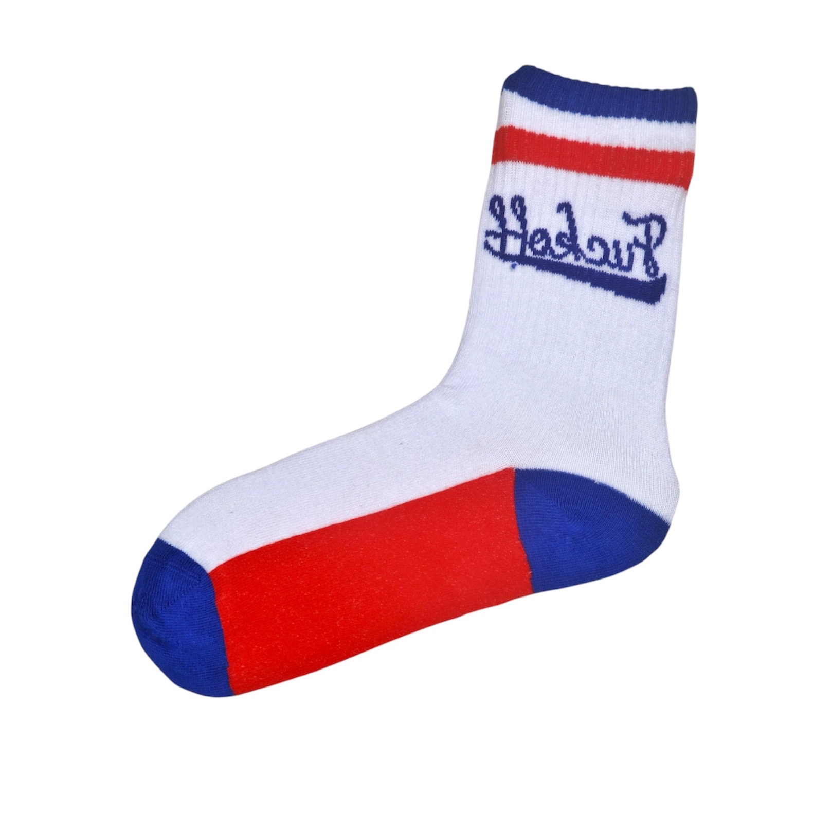 Renkli F*ck Off Yazılı Desenli Çorap - Görsel 2